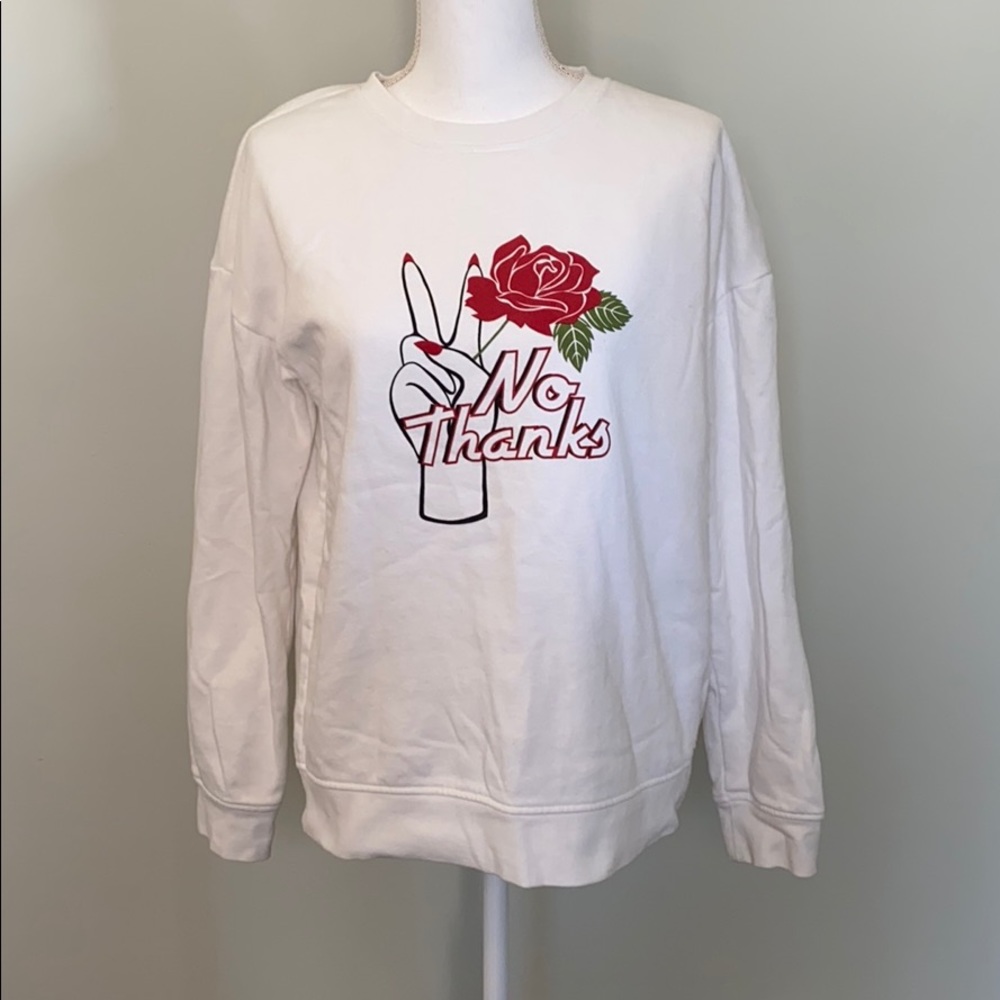 Vans “No Thanks” Women’s Crewneck Size Medium
